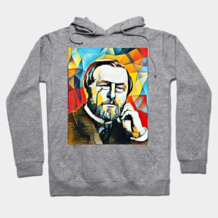 Hippolyte Taine Abstract Portrait | Hippolyte Taine Artwork 2 Hoodie